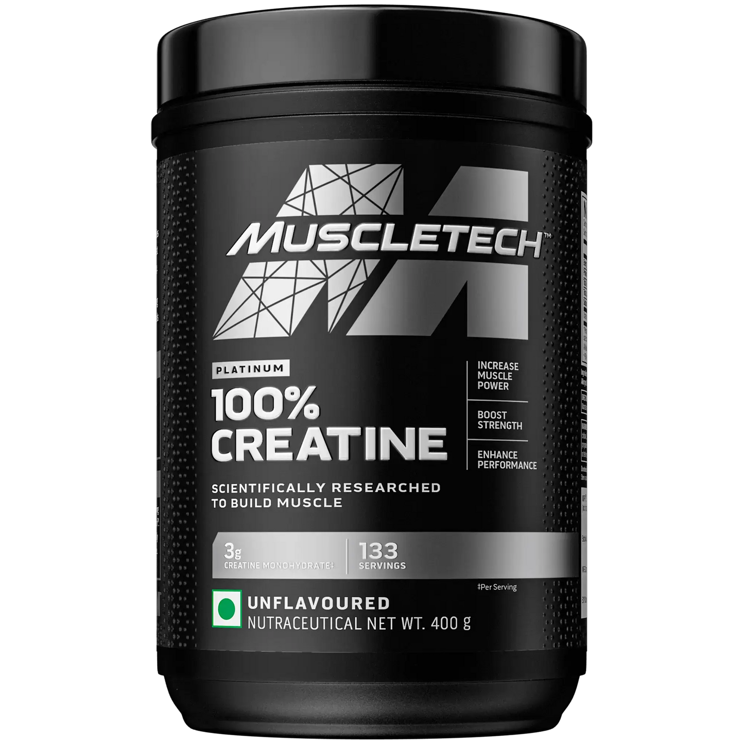 MT PLATINUM CREATINE 400GRAM | 80 SERVINGS | BY MUSCLETECH