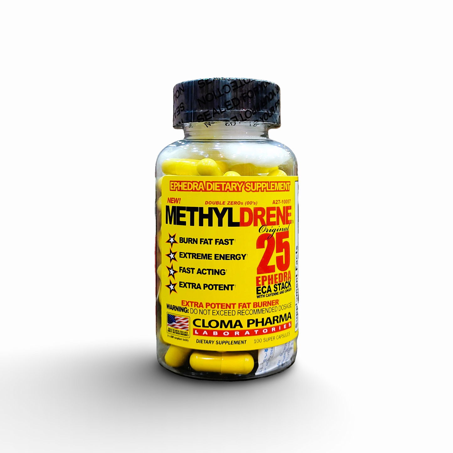 METHYLDRENE FAT BURNER | 100 CAPS | BY CLOMA PHARMA