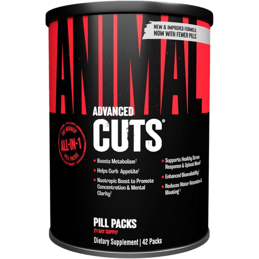 ANIMAL CUTS NEW PACKING | 42 PACKS | BY UNIVERSAL NUTRITION