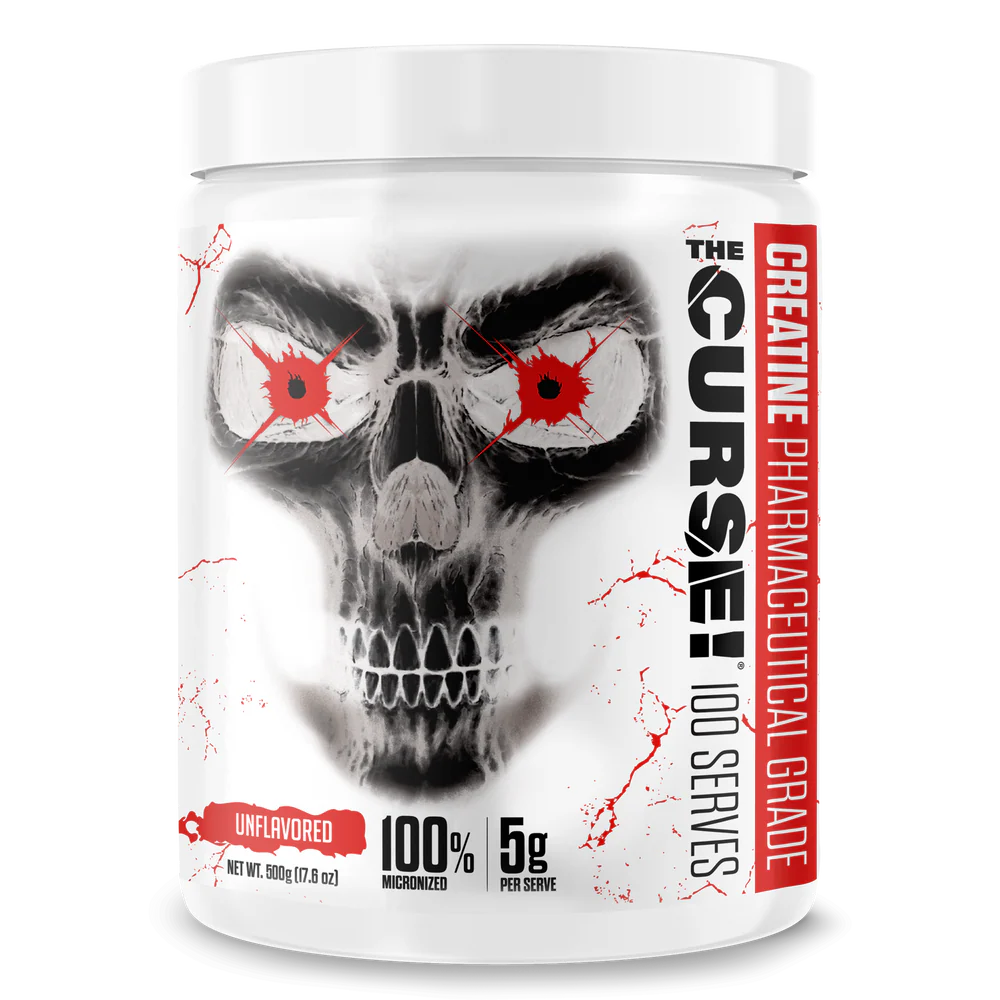 THE CURSE CREATINE MONOHYDRATE 500GRAM | 100 SERVINGS | BY JNX SPORTS