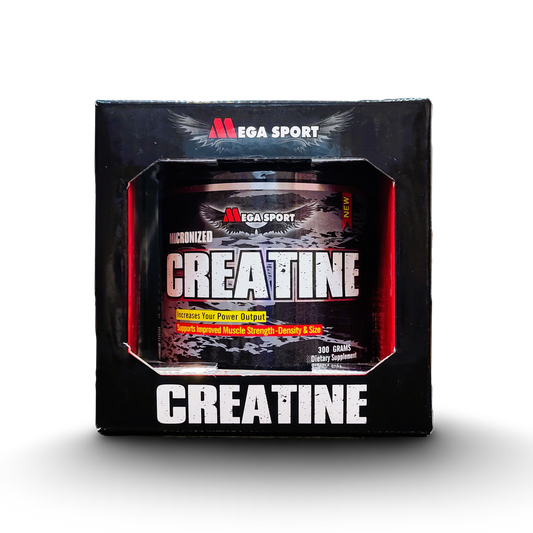 MICRONIZED CREATINE 300GRAM | 60 SERVINGS | BY MEGA SPORTS