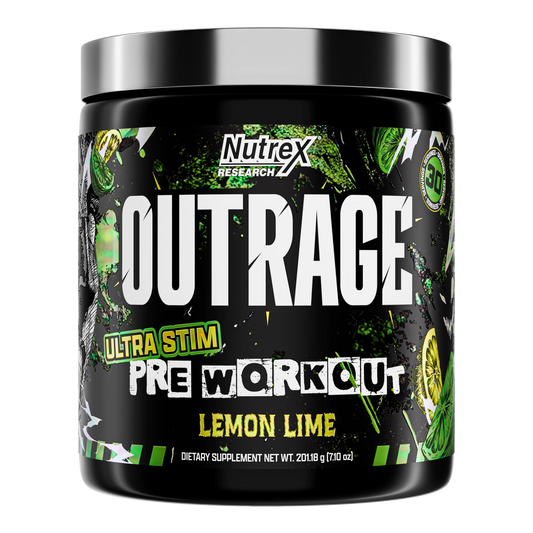 OUTRAGE ULTRA STIM PRE-WORKOUT | 30 SERVINGS | BY NUTREX RESEARCH