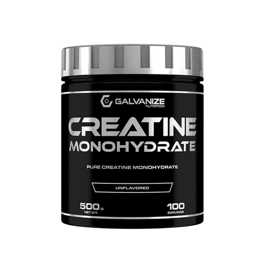 GALVANIZE CREATINE MONOHYDRATE 500GRAM | 100 SERVINGS | BY GALVANIZE NUTRITION